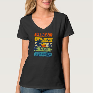 T-shirt Les Femmes Pepaw L'Homme Le Mythe La Légende Plage