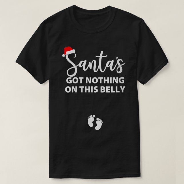T-shirt Les Femmes Père Noël N'Ont Rien Sur Cette Grossess (Design devant)