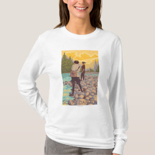 T-shirt Les femmes pilotent FishingSouth Dakota