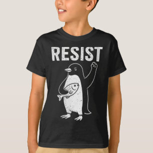 T-shirt Les femmes pingouins contre les tarifs douaniers r