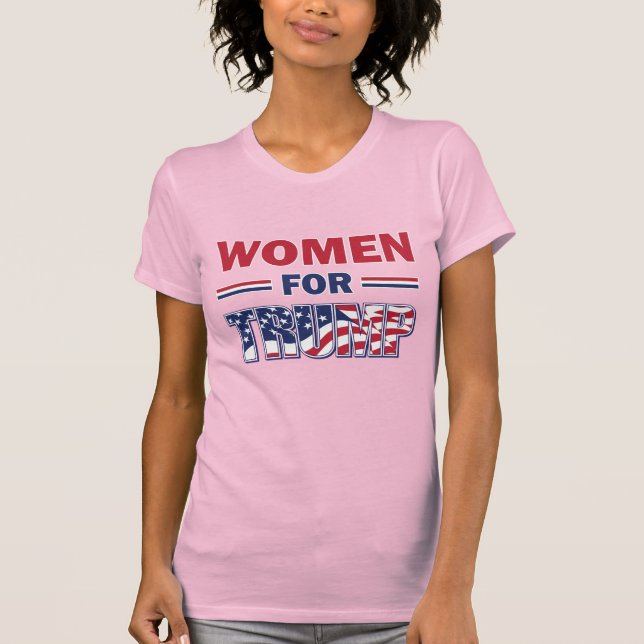 T-shirt Les femmes pour Trump (Devant)
