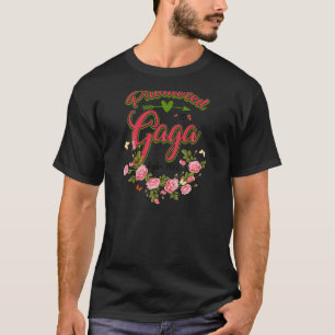 T-shirt Les femmes promu Gaga à nouveau 2022 Flower Grandm