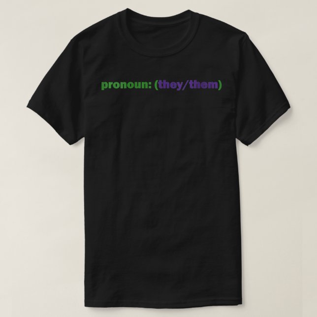 T-shirt Les femmes pronom ils VNeck (Design devant)