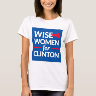 T-shirt Les FEMMES SAGES POUR le logo carré de CLINTON
