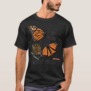 T-shirt Les Femmes Sauvent Les Monarques Plante Quelques M
