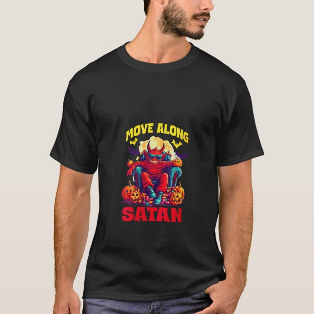 T-shirt LES FEMMES SE DÉPLACENT LE LONG DU SATAN V Cou (Devant)