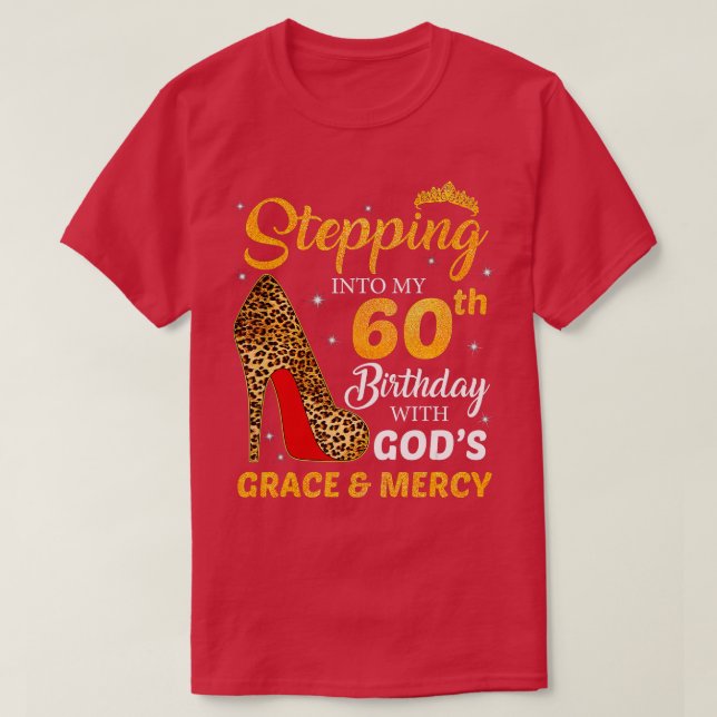 T-shirt Les femmes talons 60e Escouade d'anniversaire de l (Design devant)