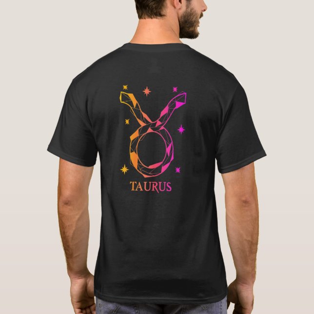 T-shirt Les femmes Taurus Zodiac (Dos)