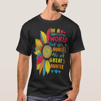 T-shirt Les Femmes Vintage Dans Un Monde Plein De Quartier