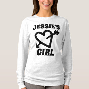 T-SHIRT LES FEMMES VINTAGES T-SHIRTS, LA FILLE DE JESSIE