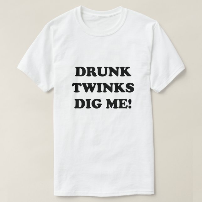 T-SHIRT LES FENÊTRES DE DRUNK ME DIGUENT ! (Design devant)