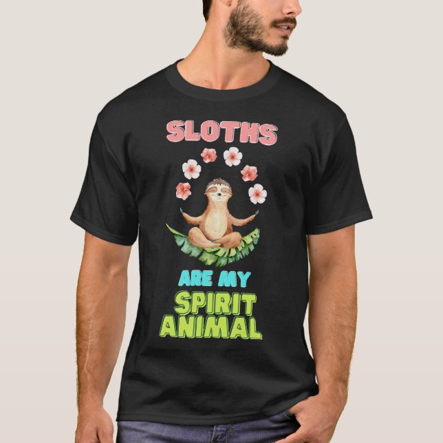 T-shirt Les fentes sont mon esprit animal drôle Boho (Devant)