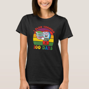 T-shirt Les Filles 100 Jours De L'École Cute Gum Ball Mach