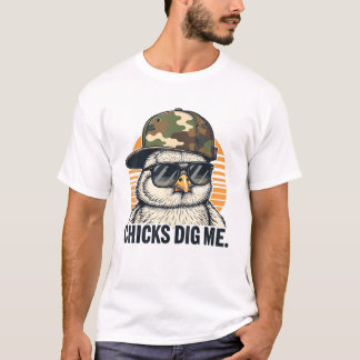 T-shirt Les filles aiment les garçons en tenue de camoufla