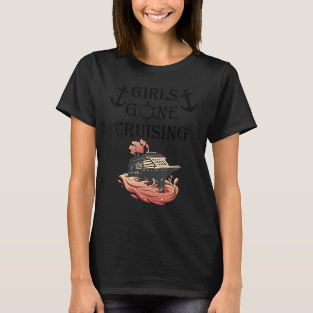 T-shirt Les filles allées en croisière 4 (Devant)