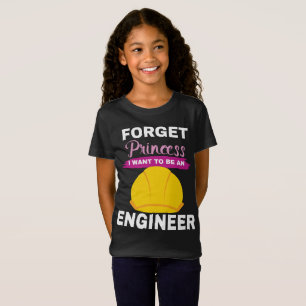 T-Shirt Les Filles Aspirationnistes Oublient La Princesse 