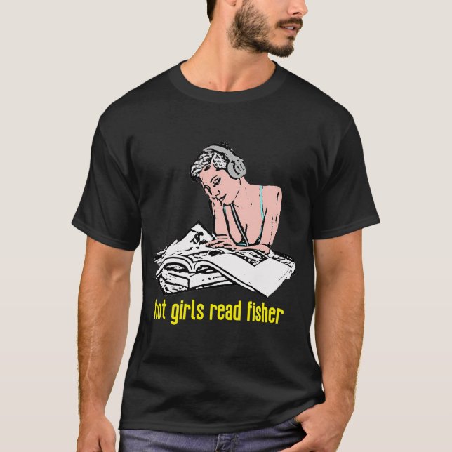 T-shirt Les filles chaudes lisent Mark Fisher (Devant)
