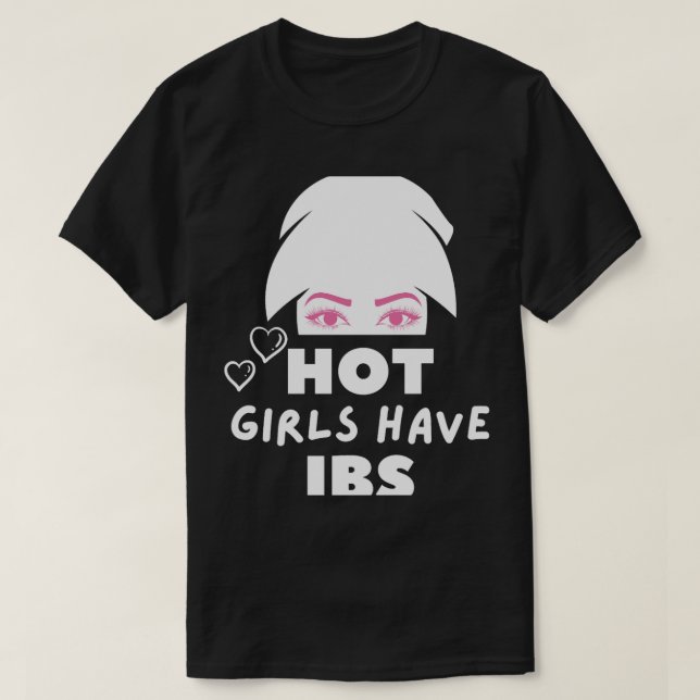 T-shirt Les Filles Chaudes Ont Ibs Rempli Scoop (Design devant)