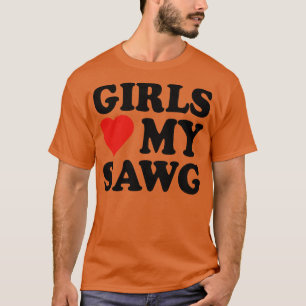 T-shirt Les filles Coeur Mon Swag Les filles Aiment mon Sw