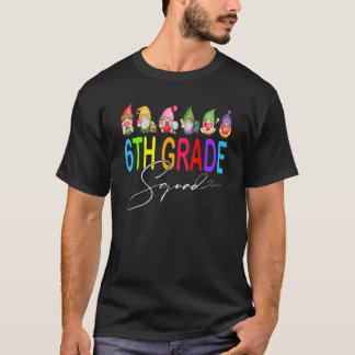 T-shirt Les filles de 6e année de l'équipe de retour à l'é