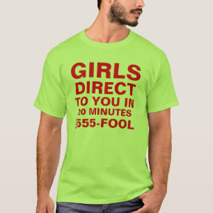 T-shirt Les filles de Las Vegas dirigent vers vous la
