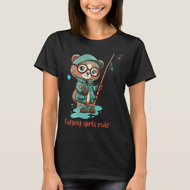 T-shirt Les filles de pêche règnent  (Devant)