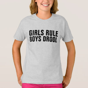 T-shirt LES FILLES EN RÈGLE GARÇONS DROOL Funny Girls T-sh