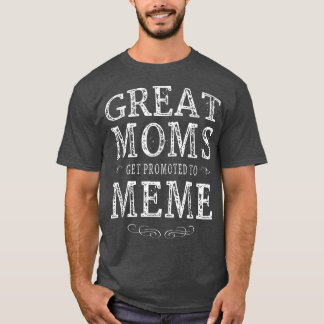 T-shirt Les Filles Géniales Sont Promues Pour Mème Grandma