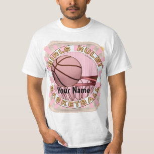 T-shirt Les filles gouvernent le basket-ball