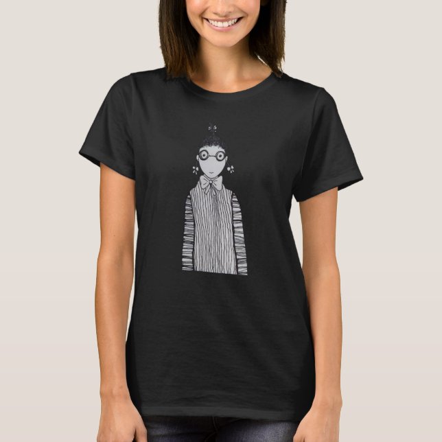 T-shirt Les filles intelligentes portent des arcs (Devant)