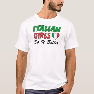 T-shirt Les filles italiennes il améliorent