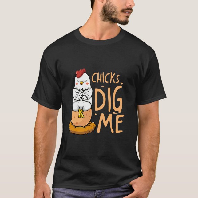 T-shirt Les filles m'aiment (Devant)