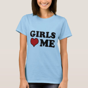 T-shirt Les filles m'aiment