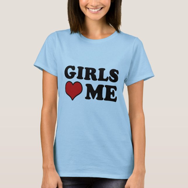T-shirt Les Filles M'aiment (Devant)