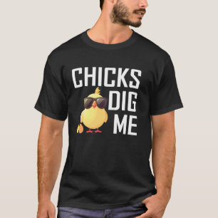 T-shirt Les filles me trouvent drôle à la chasse aux œufs