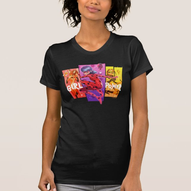 T-shirt Les filles miraculeuses | Power fille (Devant)
