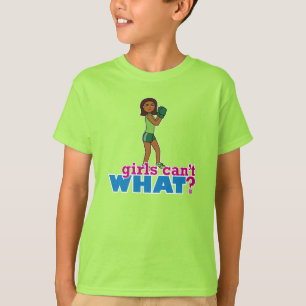 T-shirt Les filles ne peuvent quoi ? Conception personnal