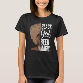 T-shirt Les Filles Noires Ont Été Magiques Reine Africaine