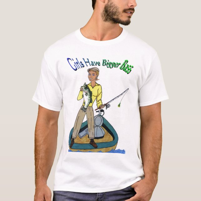 T-shirt Les filles ont une plus grande basse (Devant)