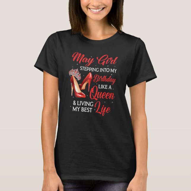 T-shirt Les Filles Peuvent Entrer Dans Mon Anniversaire Co (Devant)