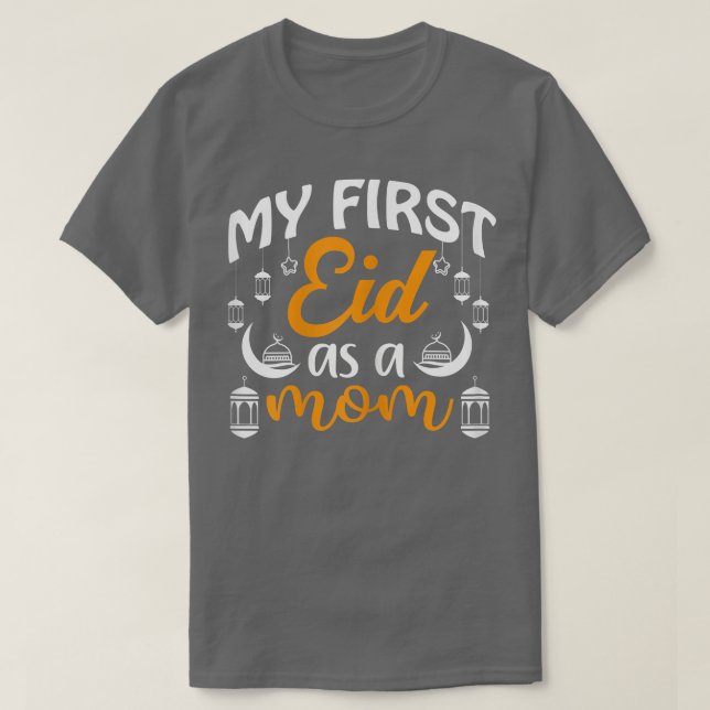 T-shirt Les Filles Premier Aïd Comme Maman Joyeux Aïd Al F (Design devant)