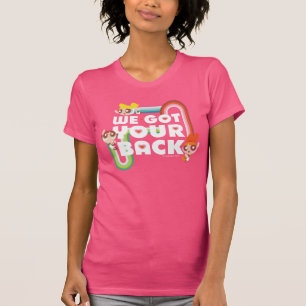 T-shirt Les filles puissantes : On a ton dos