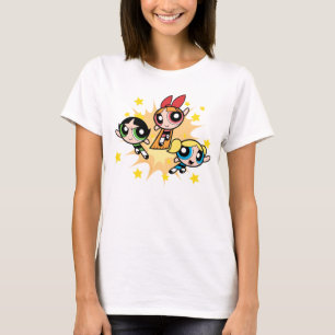 T-shirt Les filles puissantes sauvent la journée