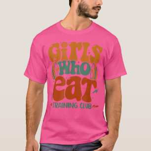 T-shirt Les Filles Qui Mangent Club De Formation Barbell F