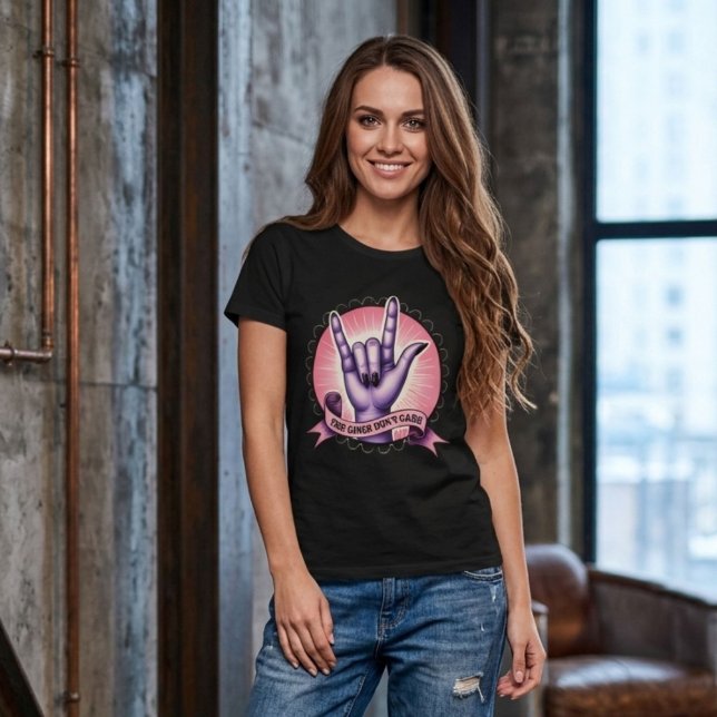 T-shirt Les filles s'en foutent féministes (Créateur téléchargé)