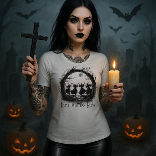 T-shirt Les Filles Seront Des Sorcières