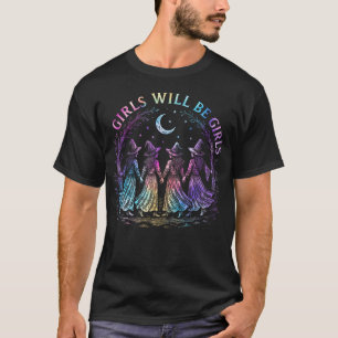 T-shirt Les Filles Seront Des Sorcières Saison Sombre