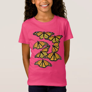 T-Shirt Les filles Tee Lots de monarques