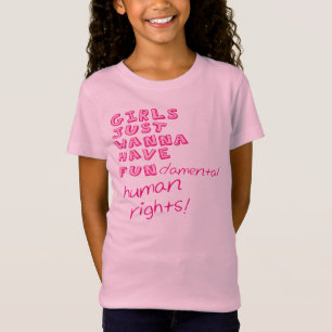 T-Shirt Les FILLES VEULENT JUSTE AVOIR des droits de