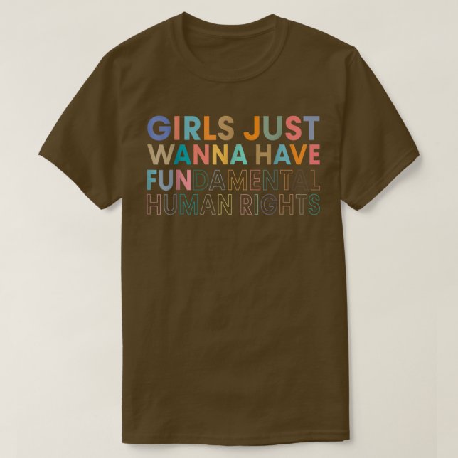 T-shirt Les Filles Veux Juste S'Amuser  (Design devant)